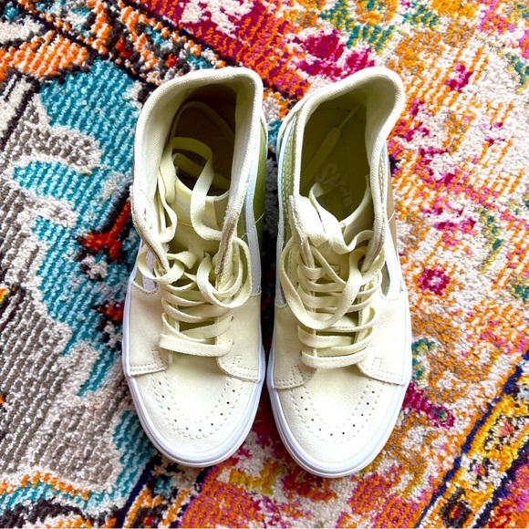 VANS “SK8 Hi Tapered Sneaker in Metallica Green” - Picture 4 of 7